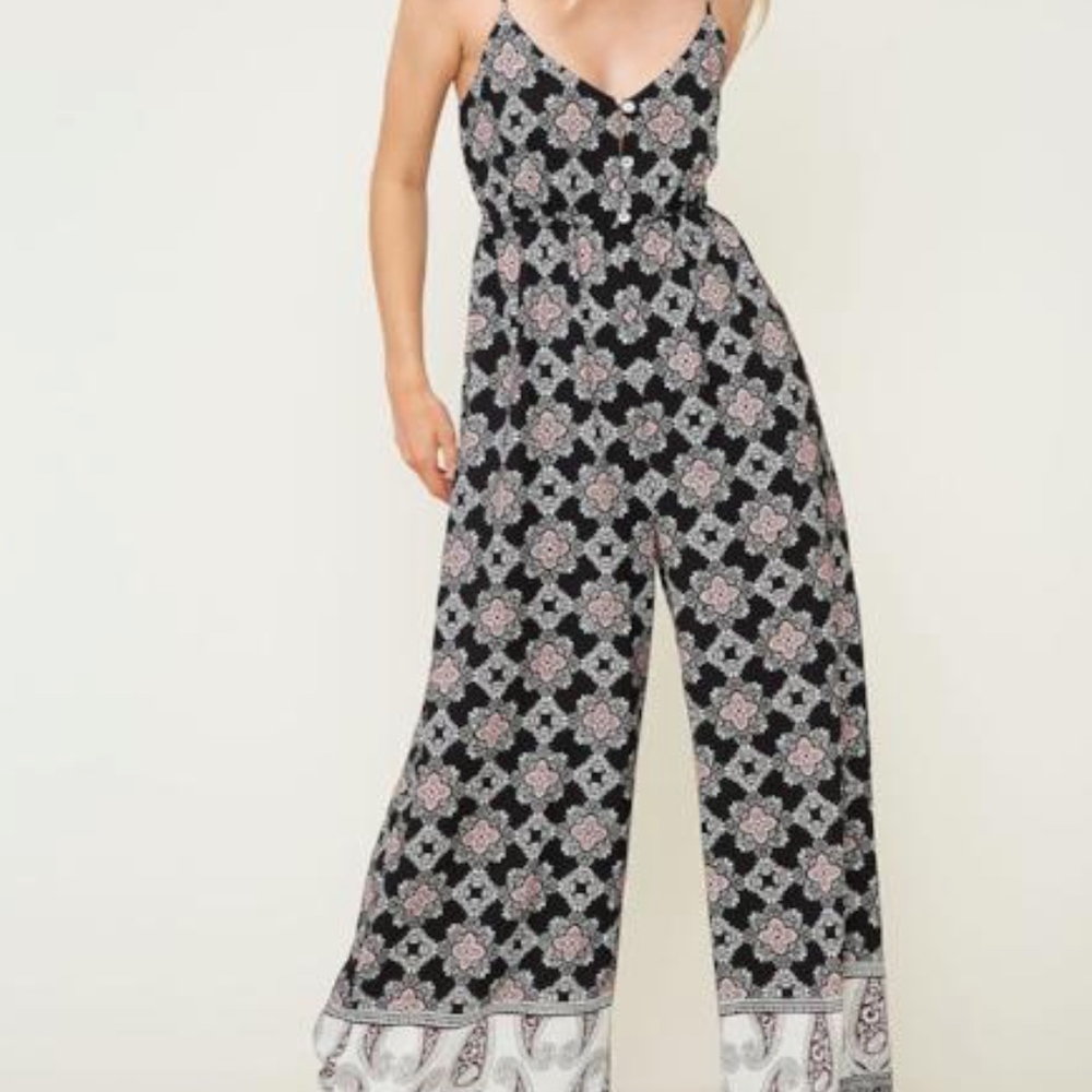 Paisley Printed Jumpsuit